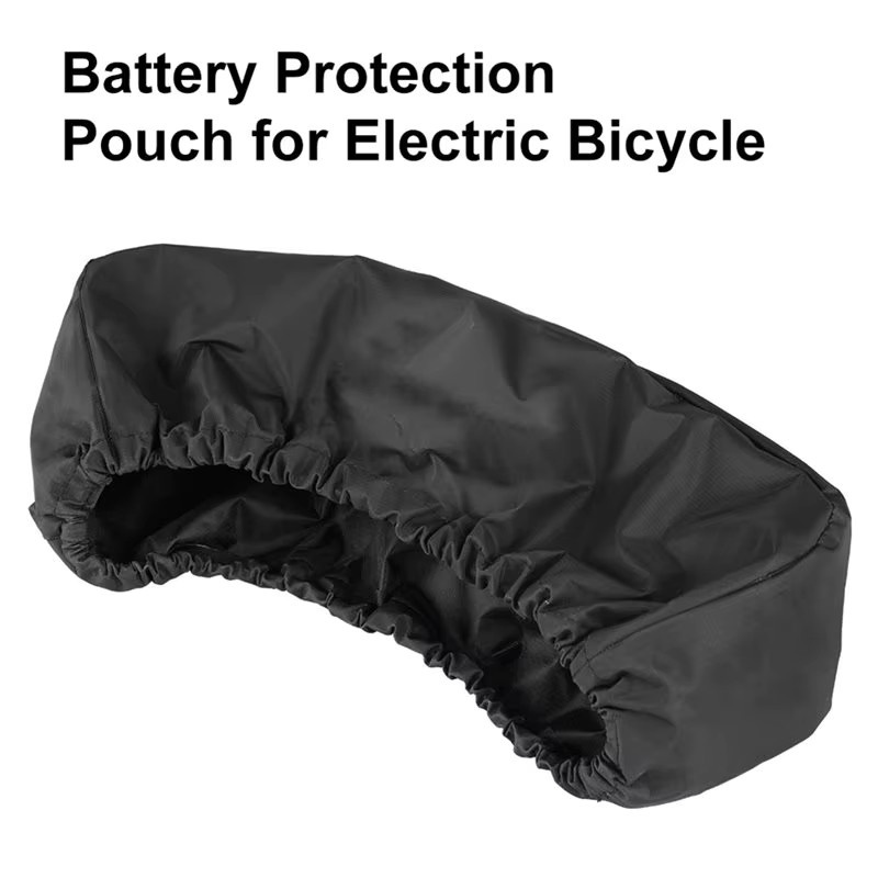 A51Q Wasserdichte und staubdichte E-Bike Batterieabdeckung in Schwarz für Hailong Batterien - Bild 5