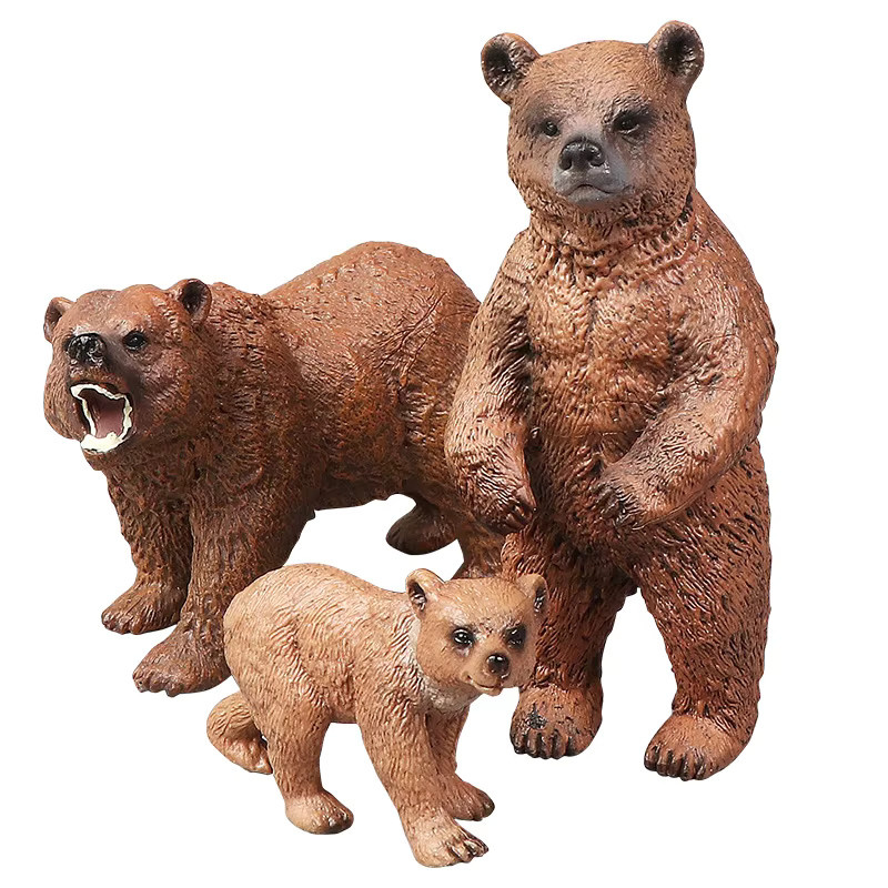 XIALIBAOMOWAN Braunbär, Actionfigur, Tiere, Kunststoff - Bild 4