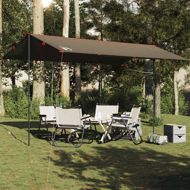 vidaXL Campingplane Wasserdicht Braun B: 506 cm, T: 306 cm - Bild 2