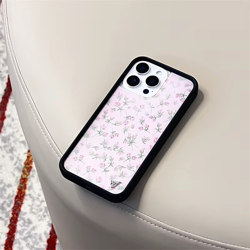 Stoßfeste Handyhülle Wildflower Daisy Smile für iPhone 17 16 15 14 13 12 Pro Max Plus in Rosa - Bild 3