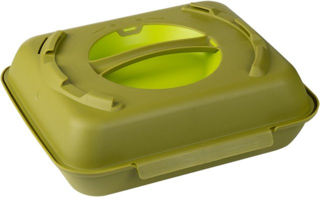 Boxx Cuisine Menübox ungeteilt, 600ml, hellgrün, 20 Stück, B: 19 cm, L: 24 cm, H: 9 cm - Bild 1