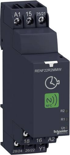 Schneider Electric RENF22R2MMW Multifunktionales Zeitrelais in Grau mit 2 Wechsler und Zeitbereich 0,05s - 999h - Bild 1