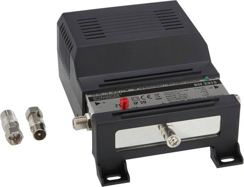 SCHWAIGER Breitbandkabel- und Nachverstärker in Schwarz mit 30 dB Verstärkung - Bild 2