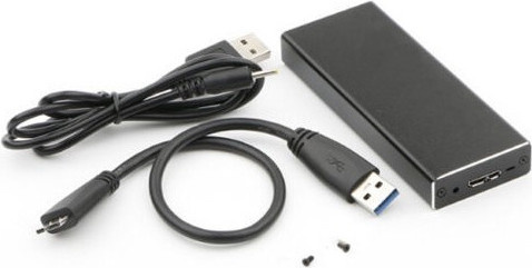 CoreParts MSUB2340 SSD-Speicherlaufwerksgehäuse in Schwarz - Bild 1