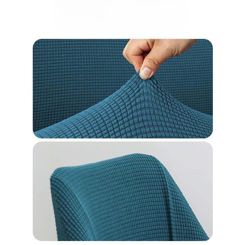 Yiran Furniture Esszimmerstuhlbezug aus Polyester, unifarben, rutschfest und waschbar, Durchmesser: 40 cm - Bild 4