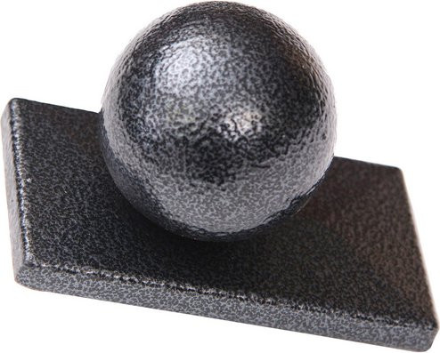 FLORAWORLD Zaunpfosten-Kugelkappe Premium aus Aluminium in Silber - Bild 1