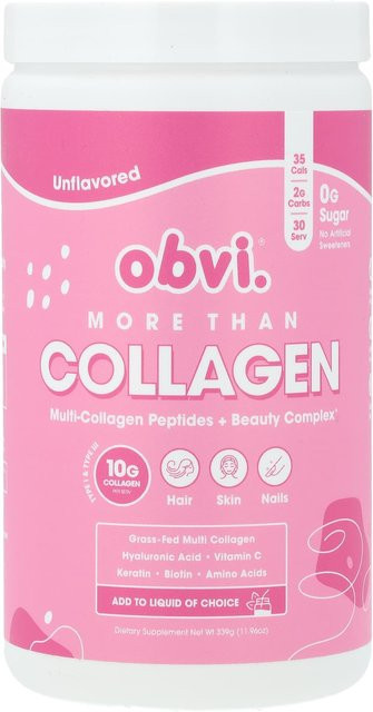 Obvi Morethan Collagen, Multi-Kollagenpeptide + Schönheitskomplex, 339 g, Unisex - Bild 1