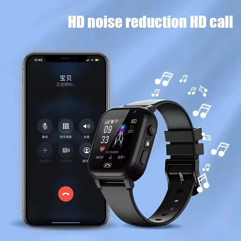 Lenovo Kinder-GPS-Smartwatch mit SIM-Karte, Anruffunktion und Kamera, Wasserdicht, Farbe: Pink, Kompatibel mit iOS und Android - Bild 5