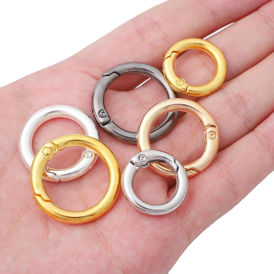 Beadia Accessories O Ring Karabiner, Zinklegierung, 25mm - Bild 2