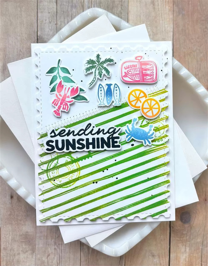 Taylored Tropical Blooms Metall-Stanzformen für Scrapbooking und Bastelarbeiten in Multicolour - Bild 2