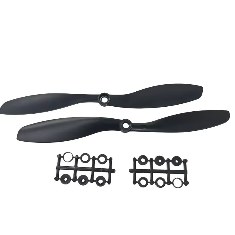 Qianfeng 8045 Vorwärts- und Rückwärtspropeller, 8-Zoll, Schwarz - Bild 2