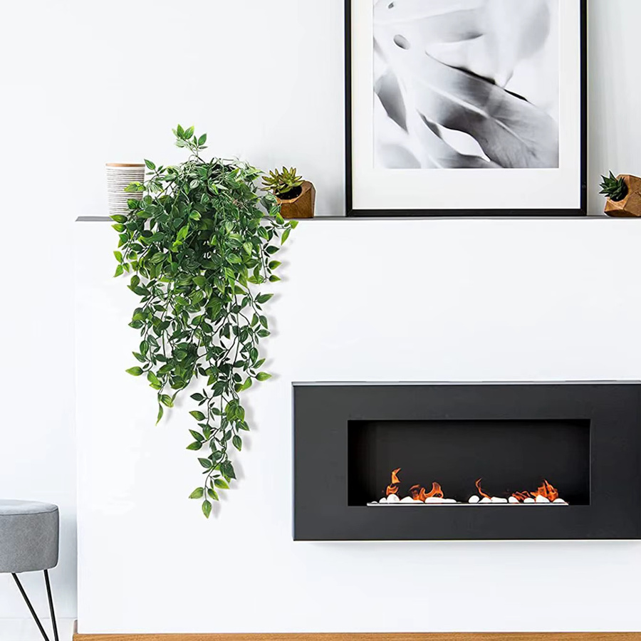 Dekorative künstliche Efeu-Pflanzen in Grün aus Kunststoff für Wandbehang und Garten-Dekoration - Bild 6