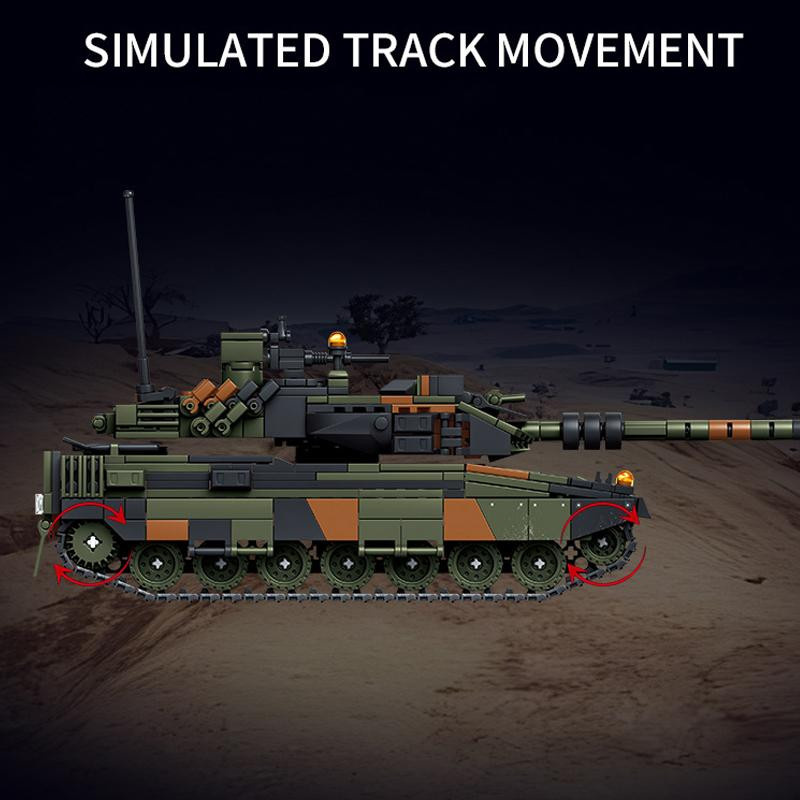 Militärischer 2A6 Schwerer Panzer MOC, Bausteine Set, 903 Teile, ab 14 Jahren - Bild 2