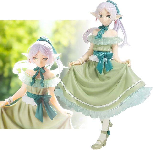 Bandai Frieren Himmel Kleid-Version Figur, PVC-Modell, Einzelfigur - Bild 1