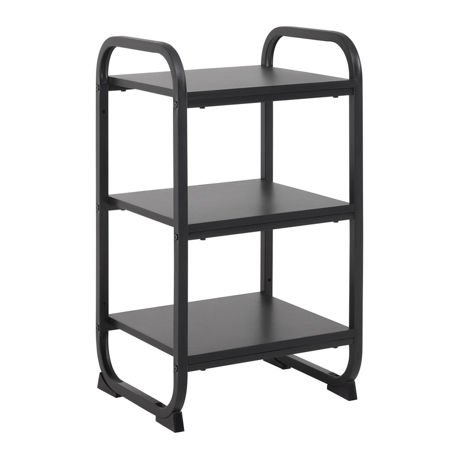 Mömax Regal Bend Schwarz aus Metall und MDF, B/T/H: 70 x 40 x 36 cm - Bild 2