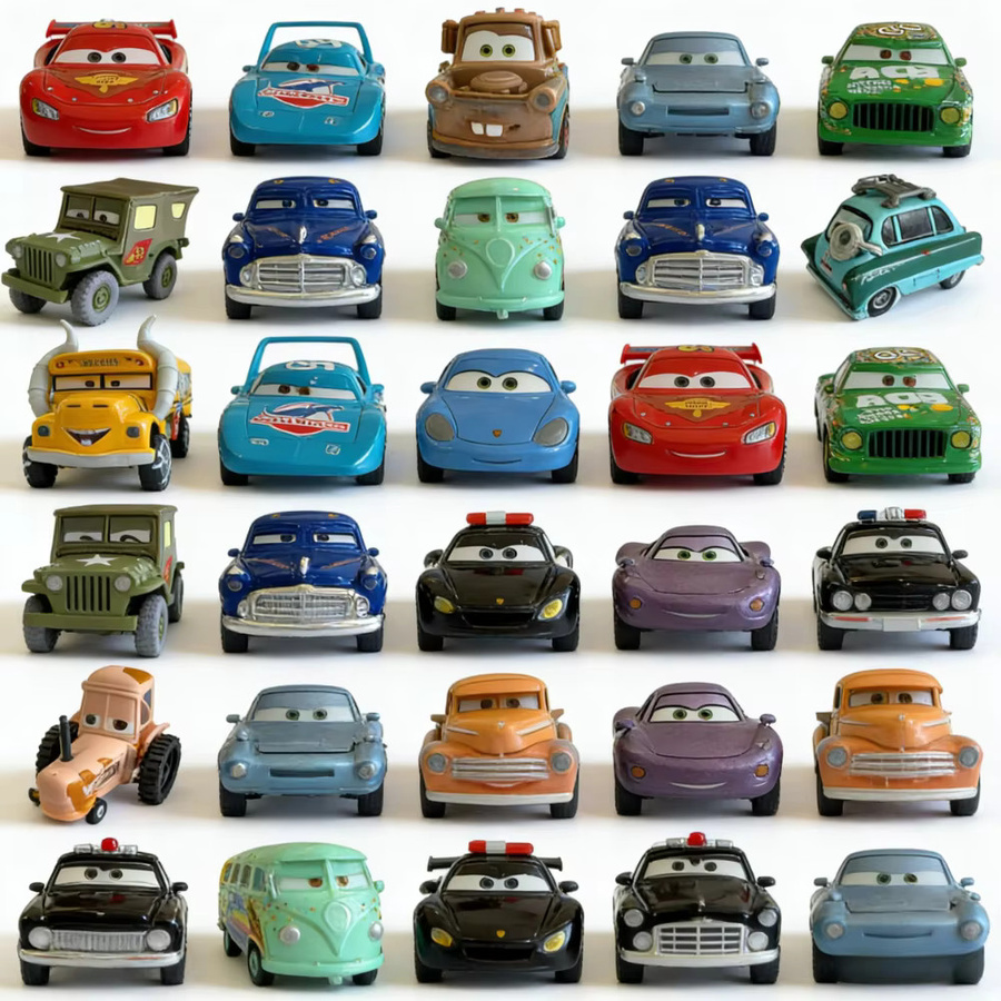 Hot Wheels Disney Pixar Cars 3 Lightning McQueen Fillmore, Metall-Modell Rennwagen, 1:55 - Bild 2