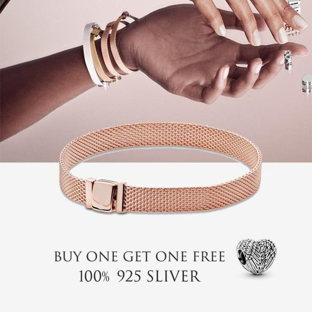 YIRAN Jewelry Armband 925 Sterling Silber, 19cm, Damen - Bild 1