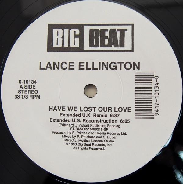 Lance Ellington - Have We Lost Our Love 12-Zoll Vinyl LP, Big Beat, 1993, Grau - Bild 1