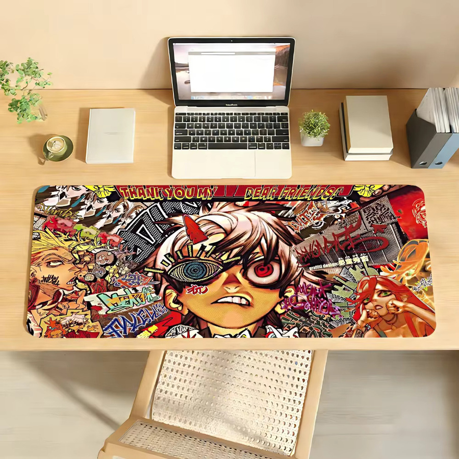 Anime G-Gachiakuta Mauspad in Multicolour, rutschfeste Gamer-Schreibtischunterlage für Laptop und Büro - Bild 3