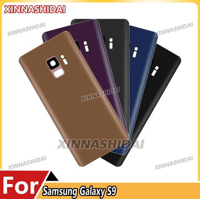 Samsung Galaxy S9 G960 Ersatzgehäuse für die Rückseite in Lila mit Kameraobjektiv-Ersatz und Batterieabdeckung - Bild 1