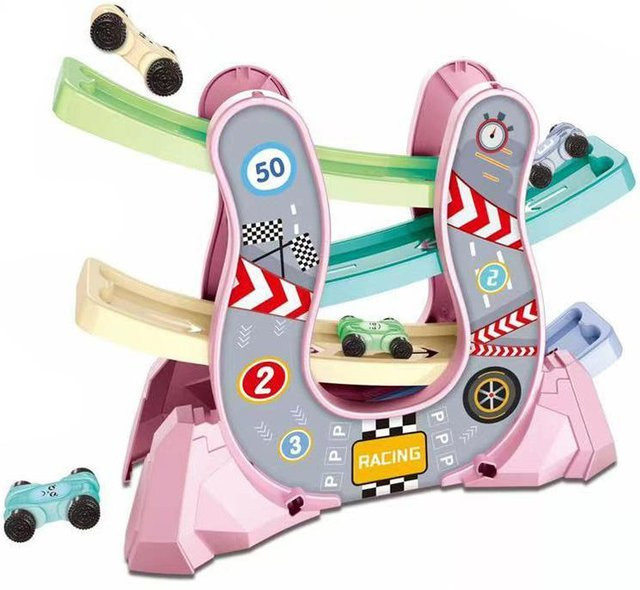 Linyi toy car Rampen-Rennfahrer Spielzeugfahrzeug-Set, ab 3 Jahre - Bild 1