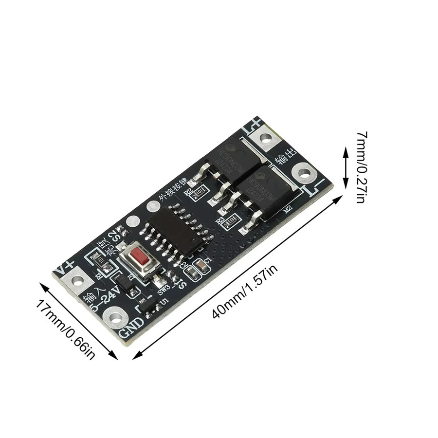 Gaqqee 100W LED-Dimmer-Modul in Schwarz für Niederspannungs-Lichtstreifen mit 8-Stufen-Präzisionssteuerung und Soft-Start- sowie Soft-Stop-Funktion - Bild 2
