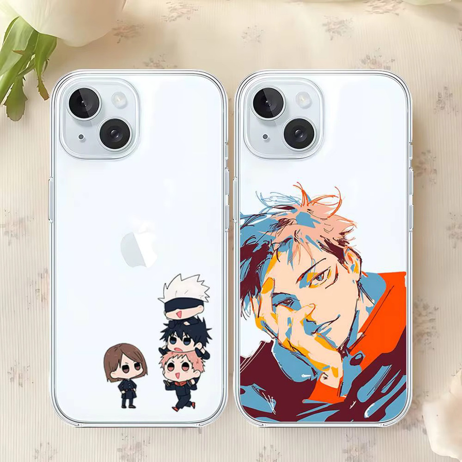 Mesuca Anime Jujutsu Kaisen Handyhülle für iPhone, Transparent - Bild 4