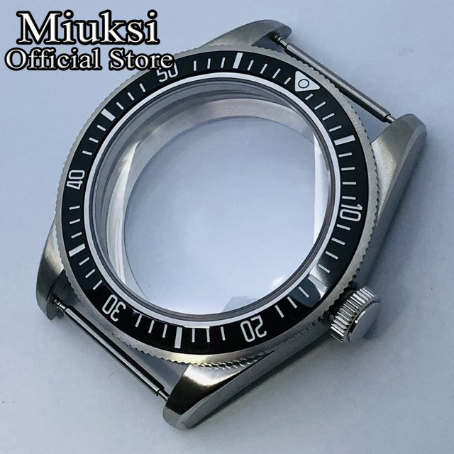 Miuksi Uhrengehäuse Edelstahl, Silber, 39 mm, Unisex - Bild 1