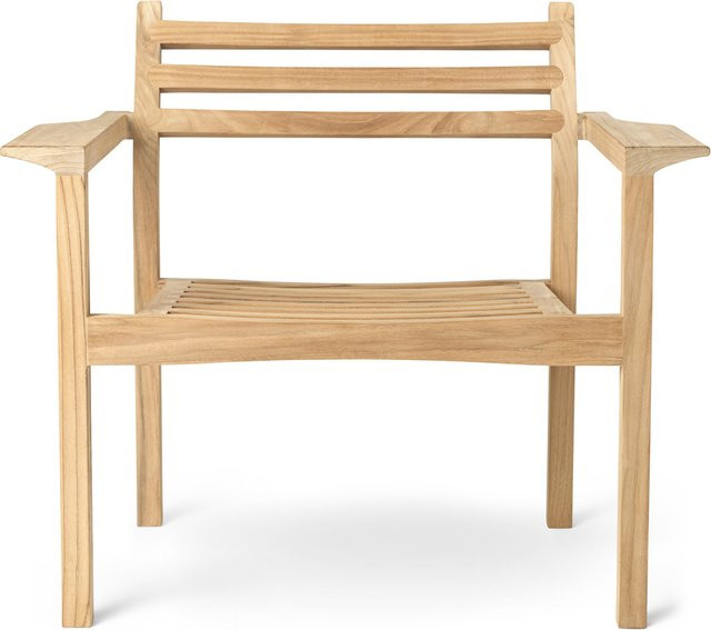 Carl Hansen & Søn Ah601 Outdoor Lounge Chair aus Teakholz in Braun - Bild 1