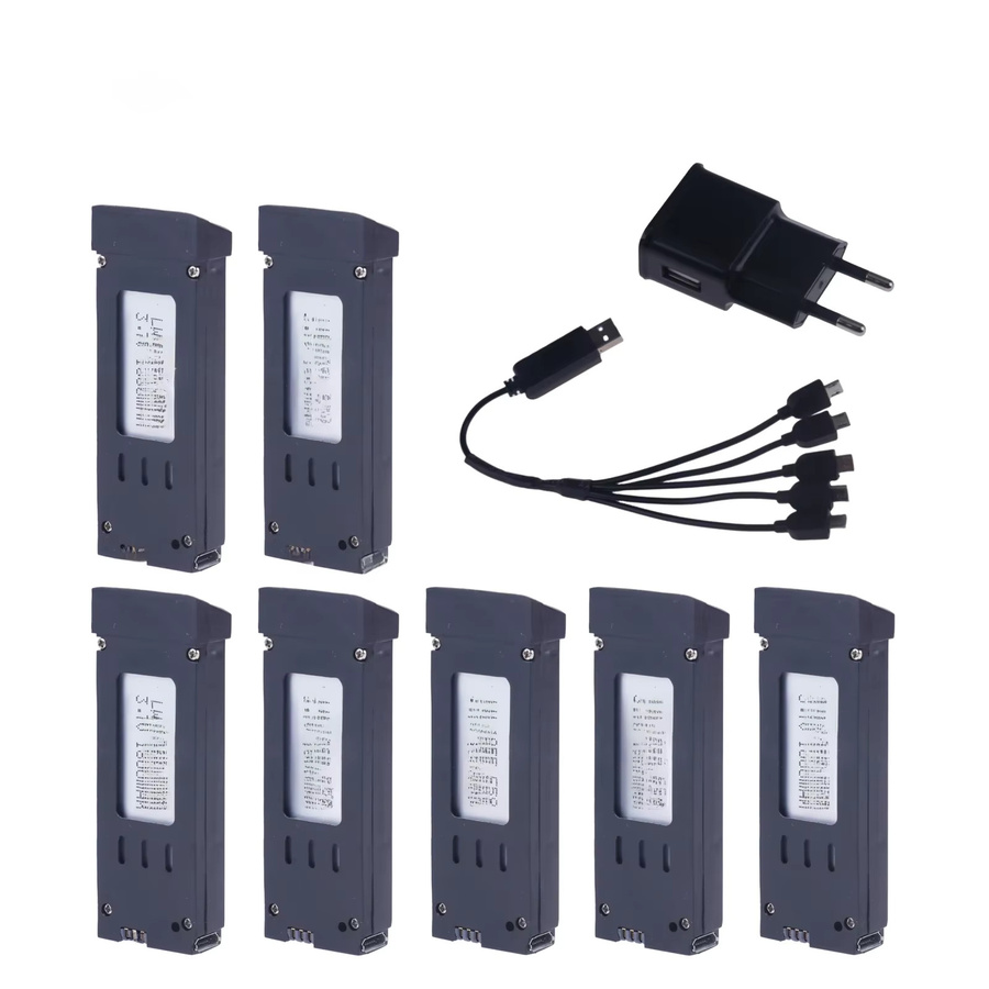 GAOLAG Lithium-Batterie für RC Drohnen und Quadcopter, 3,7 V, 1800 mAh, Schwarz, 3 Stück - Bild 3