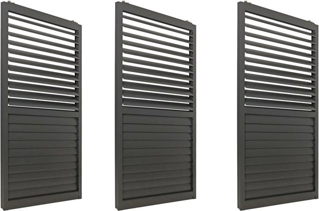 3er-Set Aluminium Schiebetür für Pergola MCW-L46 in Anthrazit, B/H: 206 x 272 cm - Bild 2