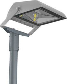 RZB LED-Mastleuchte 721720.114.1 in Grau mit 4000K Warmweiß für Akzent- und Flächenbeleuchtung - Bild 1