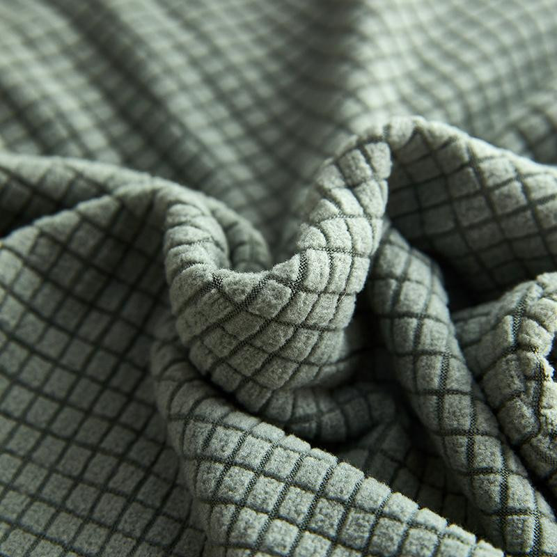 S-EMIGA Jacquard Stuhlbezüge aus dickem Plüsch für Esszimmerstühle, waschbar - Bild 1