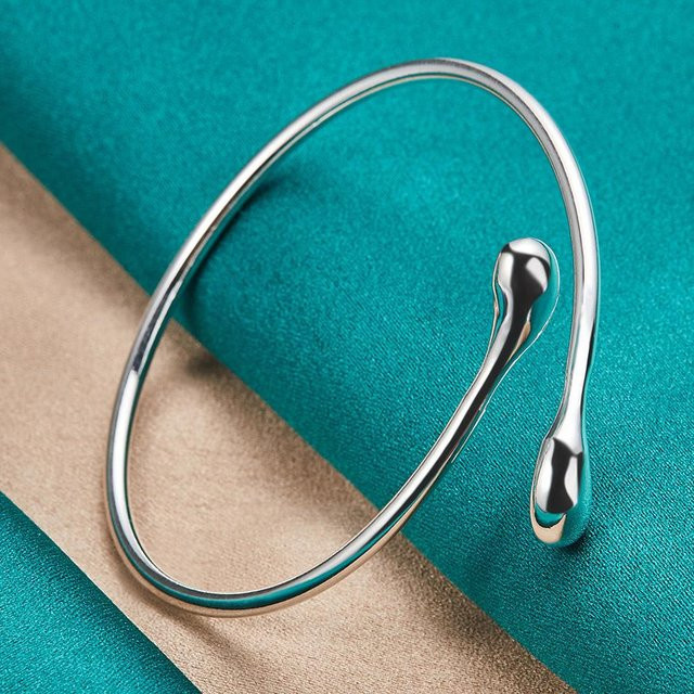 URMYLADY Armband Armreifen, 925 Silber, Damen, blue - Bild 1
