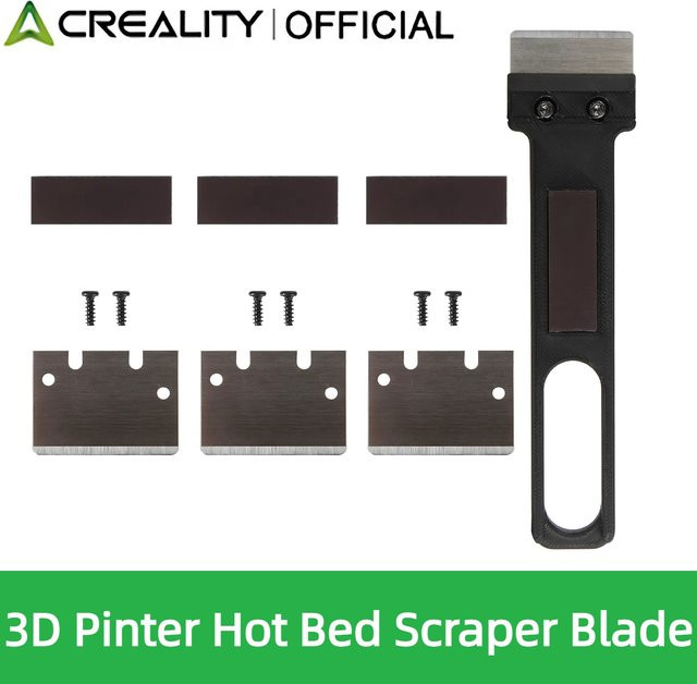 Creality 3D-Druck Hot Bed Plattform Schaber Klinge und magnetischer Aufkleber kompatibel mit Bambu Lab Modellen - Bild 1