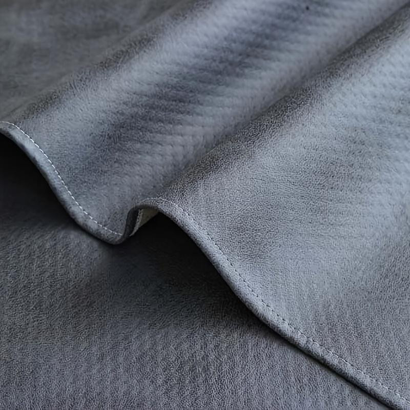 Wasserdichtes und weiches Leder-Sofahandtuch in Blau als rutschfester Möbelschutz für dein Sofa, B/B: 110 x 210 cm - Bild 2