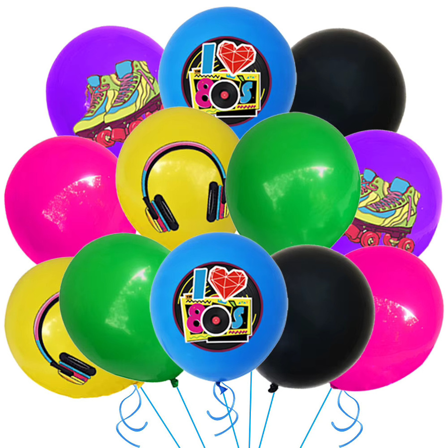 Brilliant Life Retro Disco Luftballons mehrfarbig, 12 Zoll (Durchmesser: 30,48 cm) - Bild 3