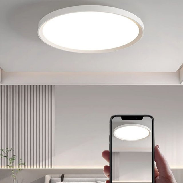 IRALAN LED Deckenleuchte in Weiß, runde Ring-Design Deckenlampe für Badezimmer, Schlafzimmer und Wohnzimmer, wasserdicht, AC 220V - Bild 1
