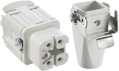 LappKabel EPIC KIT H-A 4 Steckverbinder-Set mit PE-Schrauben in Grau aus Kunststoff - Bild 1
