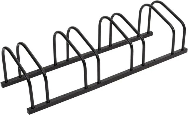vidaXL Fahrradständer für 4 Fahrräder aus Stahl in Schwarz - Bild 1