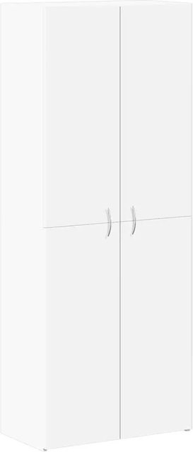 vidaXL Aktenschrank Weiß aus Holzwerkstoff B: 60 cm, T: 32 cm, H: 153 cm - Bild 1