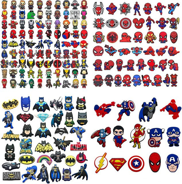 Hot Toys Schuh-Charms, Marvel Spider-Man, Unisex, PVC - Bild 1