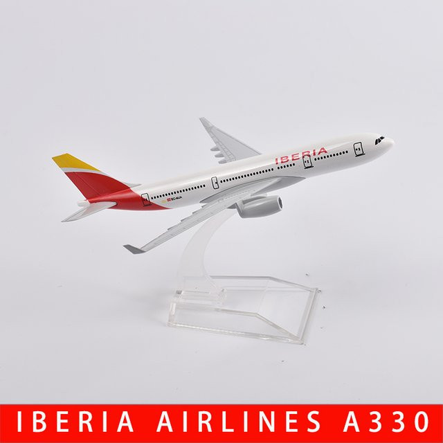 JASON TUTU Iberia Airlines A330 Flugzeugmodell, Metall, Maßstab 1:400 - Bild 1