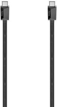Hama USB-C Kabel USB 3.2 Gen1 mit 100 W Ladeleistung und 5 Gbit/s Datenübertragung, Schwarz, 0,75 m - Bild 1