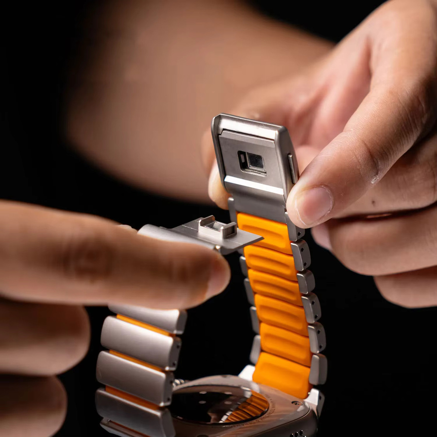 Armband für Apple Watch, Edelstahl, Herren - Bild 1