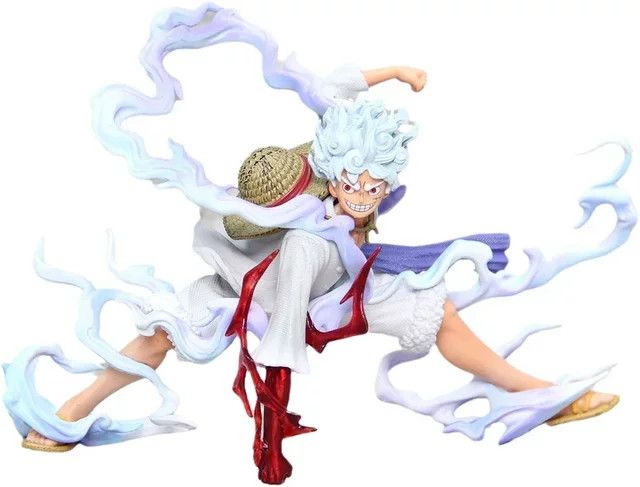 Bandai One Piece Anime Figur Nika Luffy Gear 5 Sonnengott aus PVC, Höhe: 15 cm - Bild 1