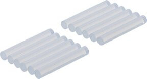 BGS Do it yourself Heißklebe-Patronen transparent Ø 7,5 mm, Länge: 50 mm, 12er-Set - Bild 1