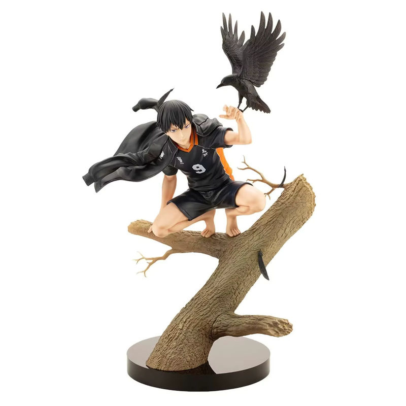 Bandai Haikyuu Anime Figur Hinata Shoyo und Tobio Kageyama Crow Stumpf Statue aus Kunstharz, mehrfarbig, Höhe: 20 cm - Bild 2