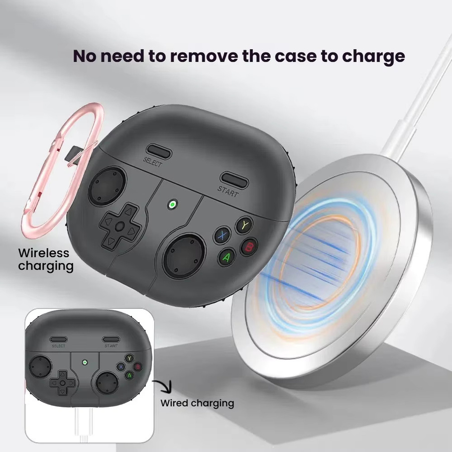 Stoßfeste 3D GamePad Schutzhülle für Huawei Freebuds Pro 5, Pro 4 und Pro 3 - Bild 3