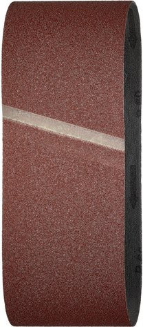 Wolfcraft Schleifband Korund für Holz und Metall Körnung k60 Farbe Rot - Bild 1